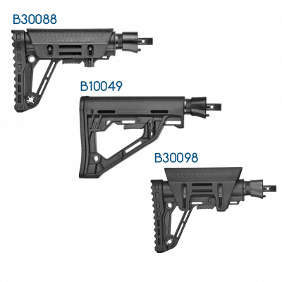 (Bild für) EK Archery Hinterschaft mit Pufferrohr für Revo 7, Siege, R9/RX/Adder