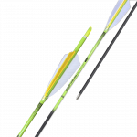 (Bild für) Shocq Inceptor Carbon Fertigpfeil (schussfertig) mit Naturfedern (4.2)