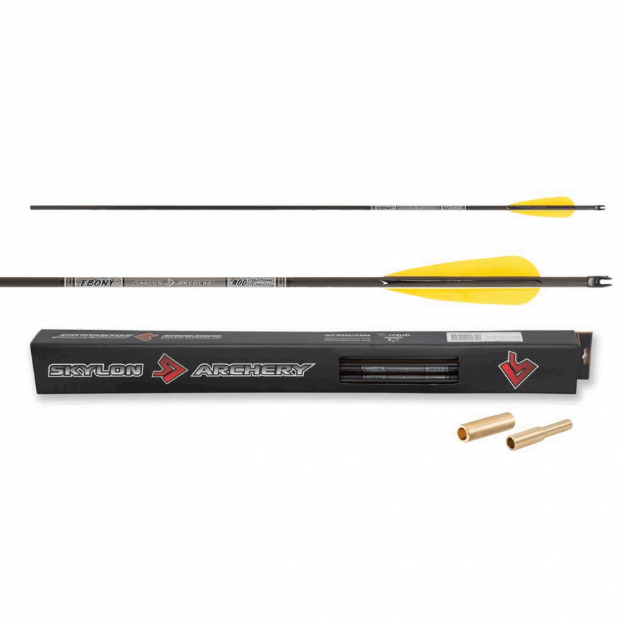 (Bild für) Skylon Ebony (±0.006) Carbon Fertigpfeil mit Naturfedern (5.2)