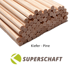(Bild für) Superschaft Holzschaft Kiefer 32"