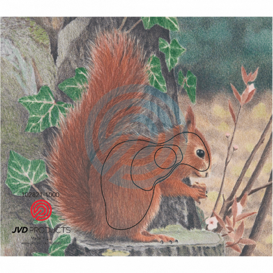 (image for) JVD Animal Target Face Squirrel (25cm)