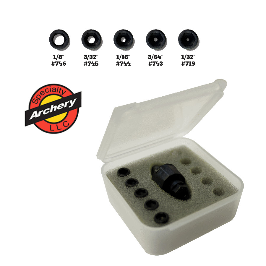Specialty Archery Aperture Kit 1/8" (Bild für) Specialty Archery Aperture Kit 1/8"