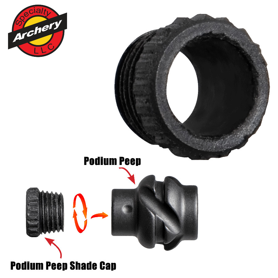 Specialty Archery Podium Peep Shade Cap (Bild für) Specialty Archery Podium Peep Shade Cap