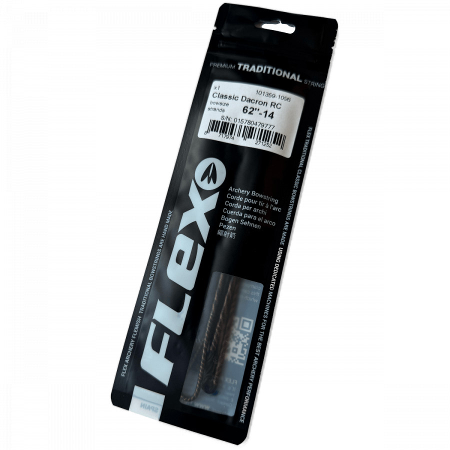 (Bild für) Flex Classic Dacron RC Recurve Fertigsehne 62" 14-Strang *SALE*