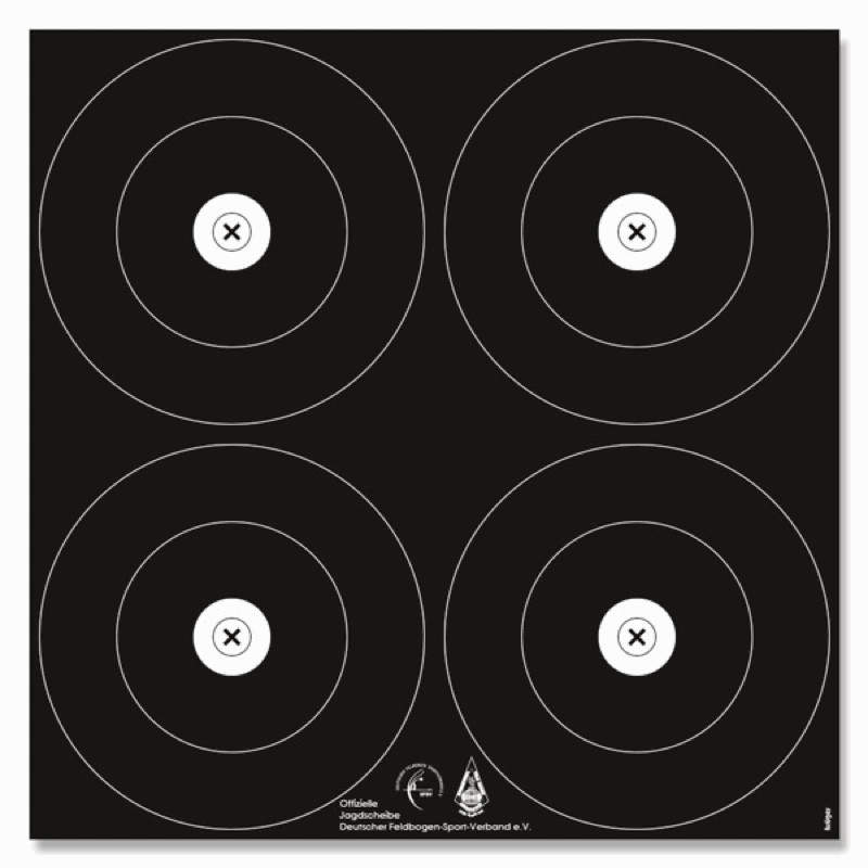 (image for) Krüger IFAA Hunter Face 20cm 4-Spot *reinforced*