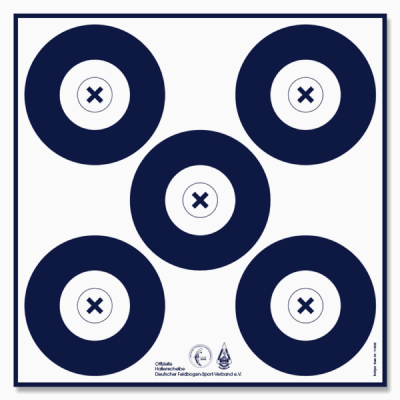 (Bild für) Krüger IFAA Indoor-Auflage 40cm 5-Spot *verstärkt*