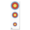 (image for) Krüger Target Face 3-Spot 100/75/50% for Training