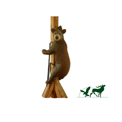 (image for) Leitold 3D-Target Small Climbing Brown Bear with lashing straps