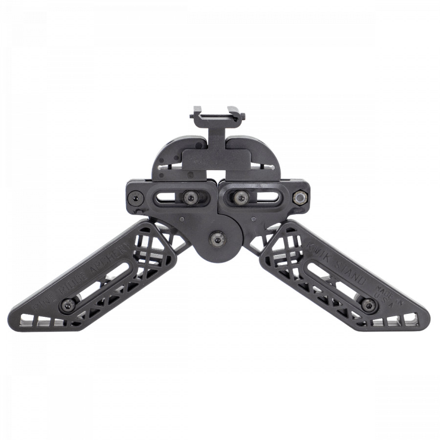 (image for) Pine Ridge Kwik Stand Rail Mount + Bow Stand (black)
