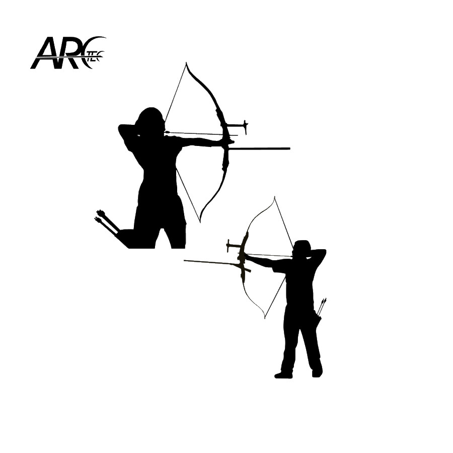 (Bild für) ArcTec Aufkleber Recurve Schütze/Schützin
