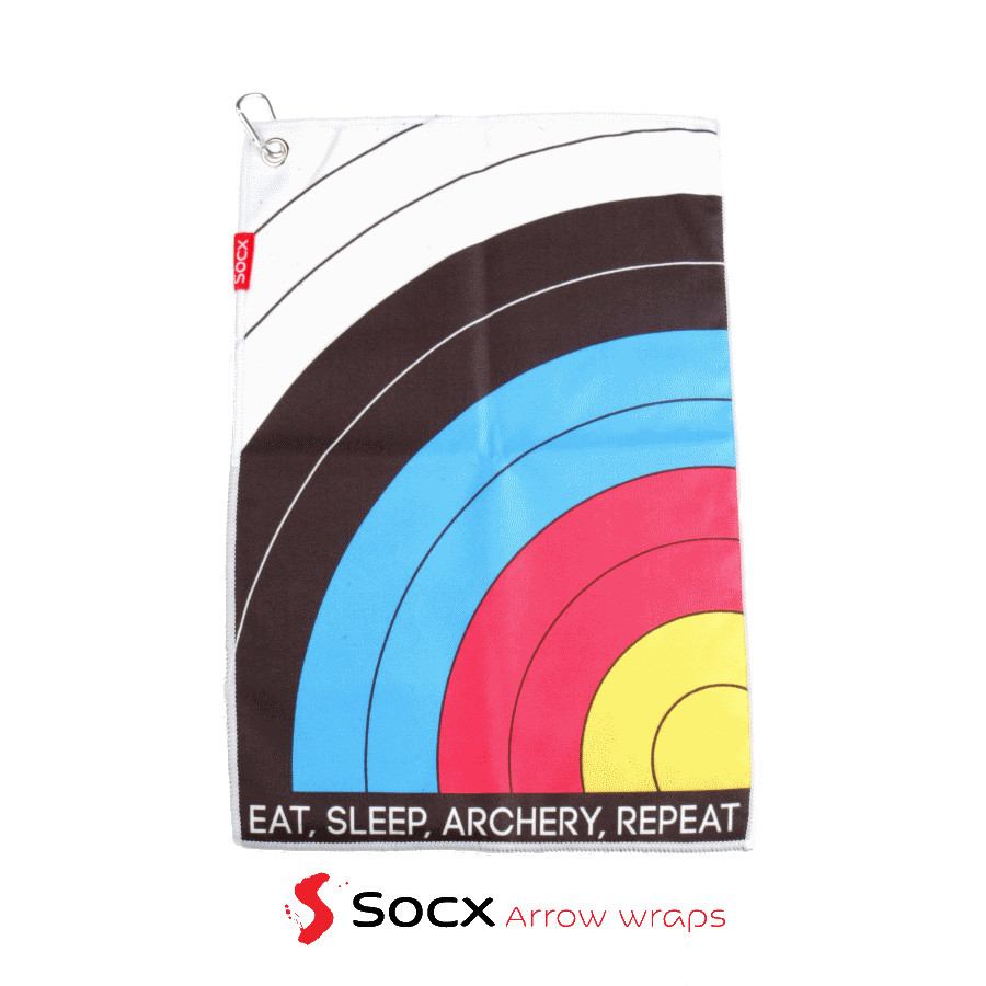 Socx Handtuch Microfaser "Eat Sleep Archery Repeat" Target (Bild für) Socx Handtuch Microfaser "Eat Sleep Archery Repeat" Target