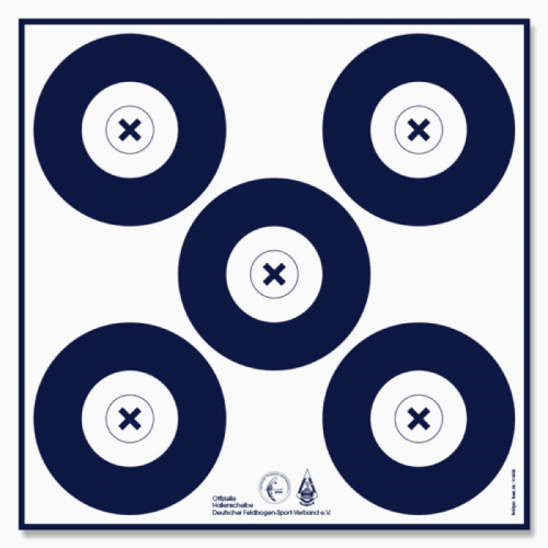 Krüger IFAA Indoor Face 40cm 5-Spot *reinforced*