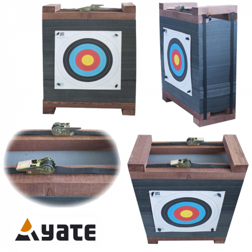 Avalon Pack Band 60 Lamellen-Zielscheibe im Holzrahmen