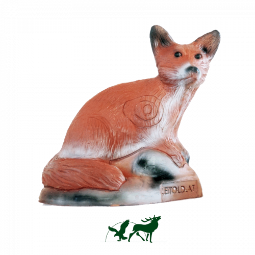 Leitold 3D-Ziel Jungfuchs sitzend