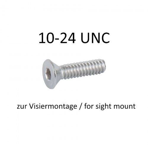 Schraube zur Befestigung vom Visier am Mittelstück (10-24 UNC)