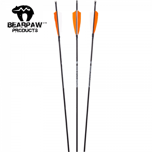 Penthalon Slim Line Black Carbon Fertigpfeil (mit Naturfedern)