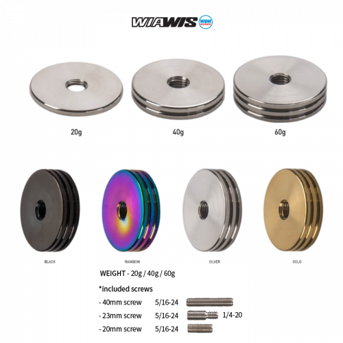 Win & Win Wiawis Disc Color Weight (3/pk)