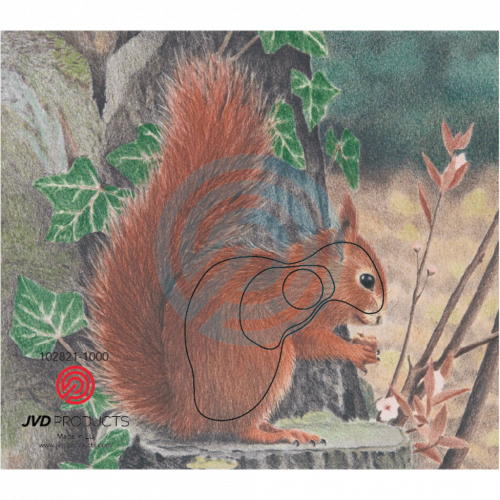JVD Animal Target Face Squirrel (25cm)