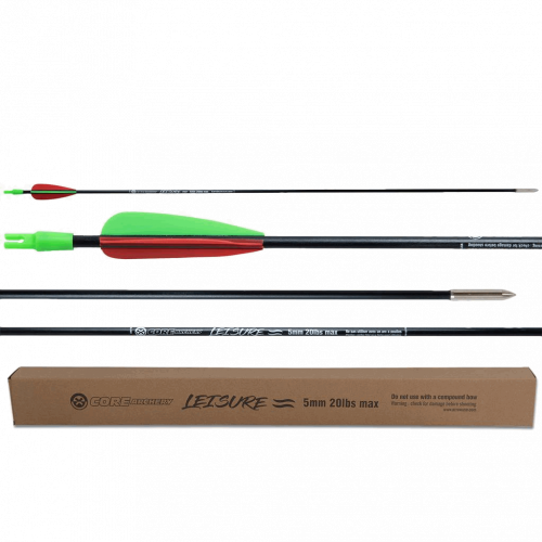 Core Fiberglass Arrow 5mm (Ready to Shoot)