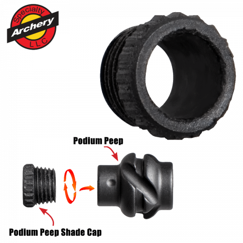 Specialty Archery Podium Peep Shade Cap