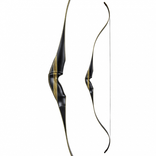 White Feather Vermilion One Piece Recurvebogen 62"