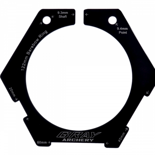 Gray Archery Barebow Inspection Ring