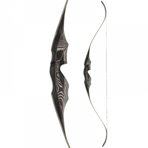 White Feather Accipiter One Piece Recurvebogen (64")